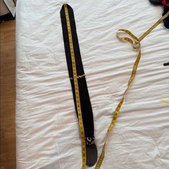 Belt. Brown and gold with a beautiful brass buckle main image 5